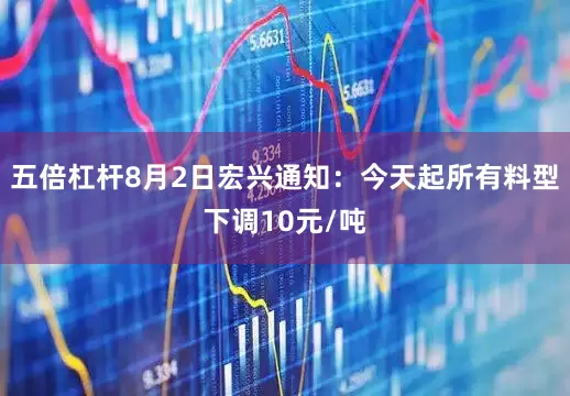 五倍杠杆8月2日宏兴通知：今天起所有料型下调10元/吨