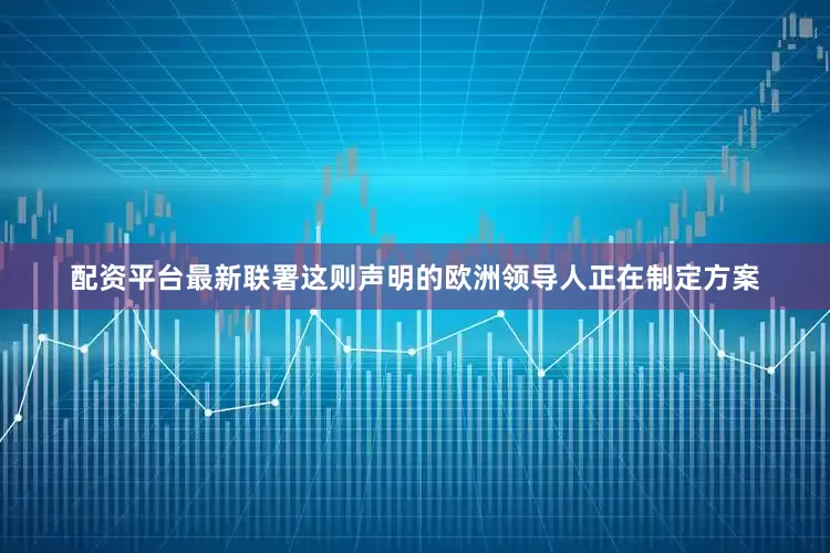 配资平台最新联署这则声明的欧洲领导人正在制定方案
